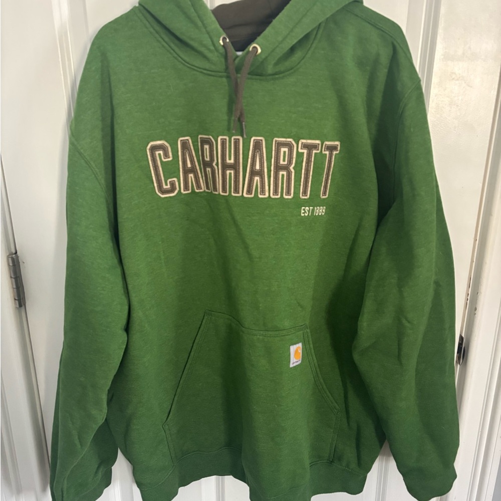 XXL Men’s Carhartt Green Pullover Hoodie